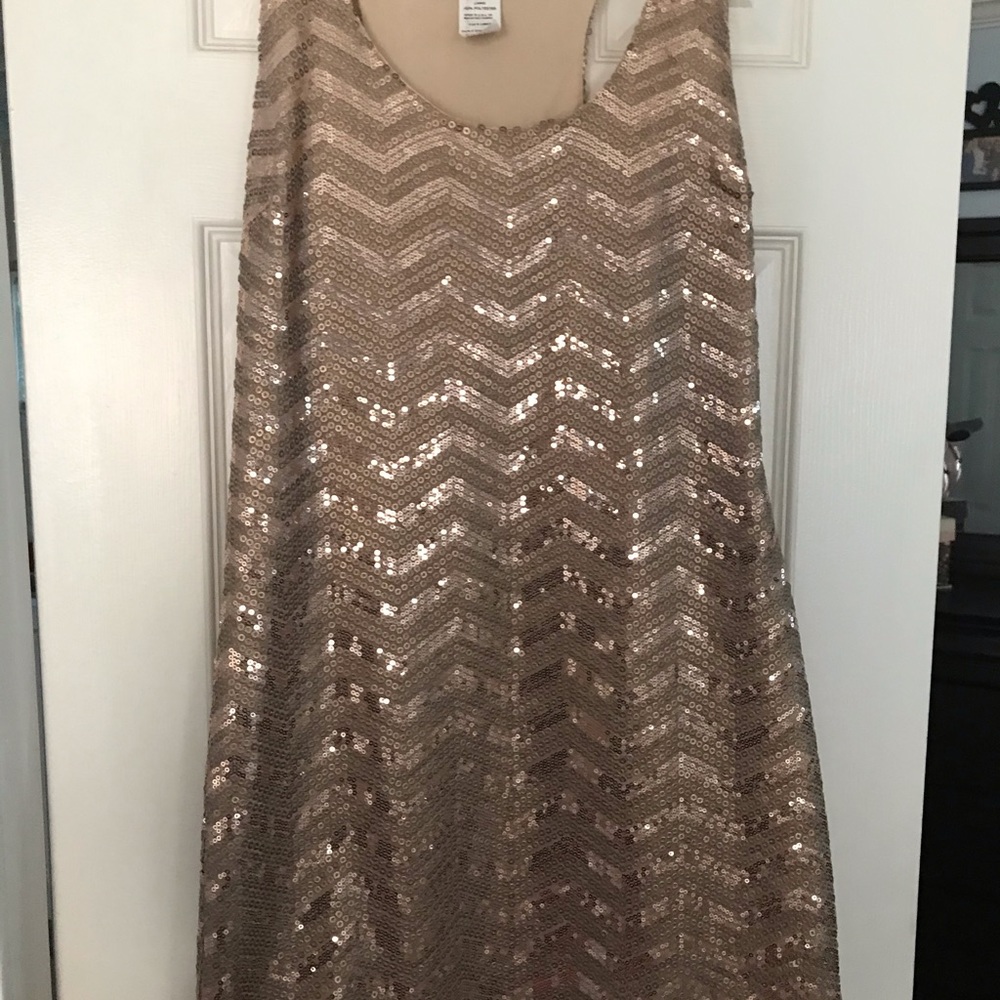 Gold Sequin Dress size 7/8